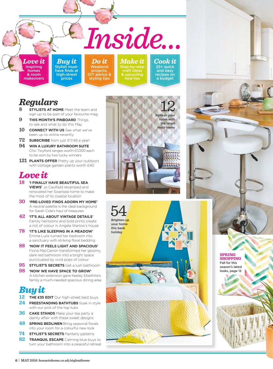 Style at Home Preview Pages