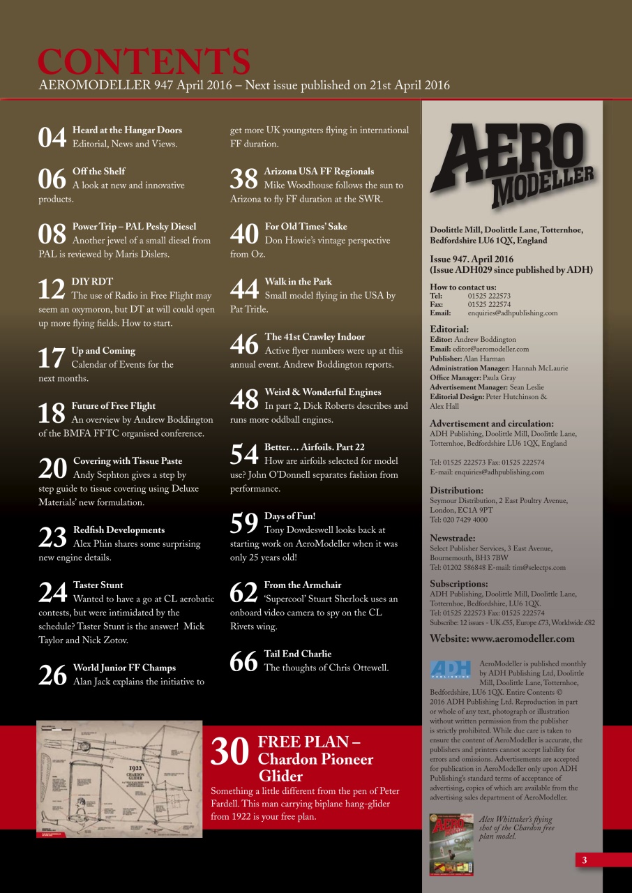 AeroModeller Preview Pages