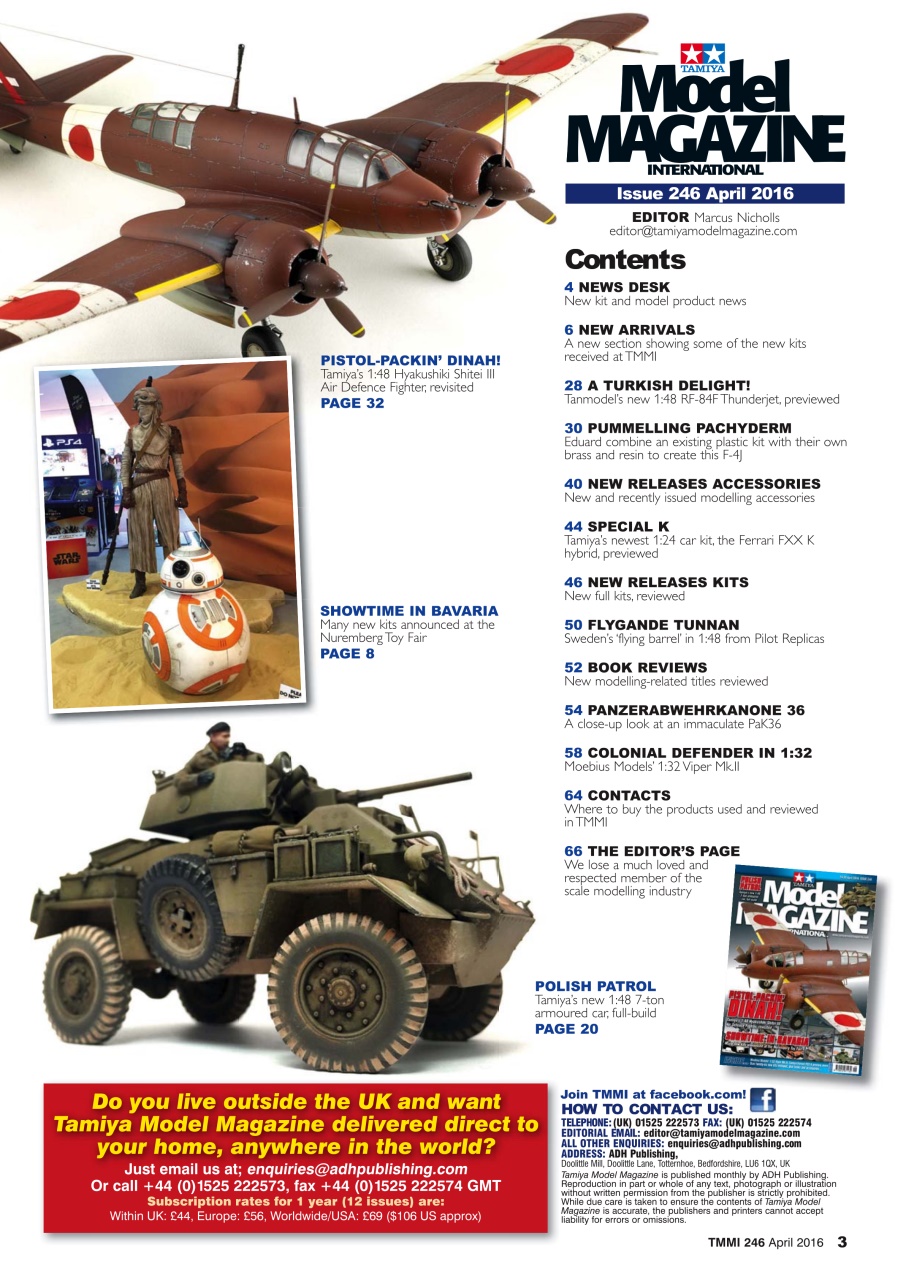 Tamiya Model Magazine Preview Pages