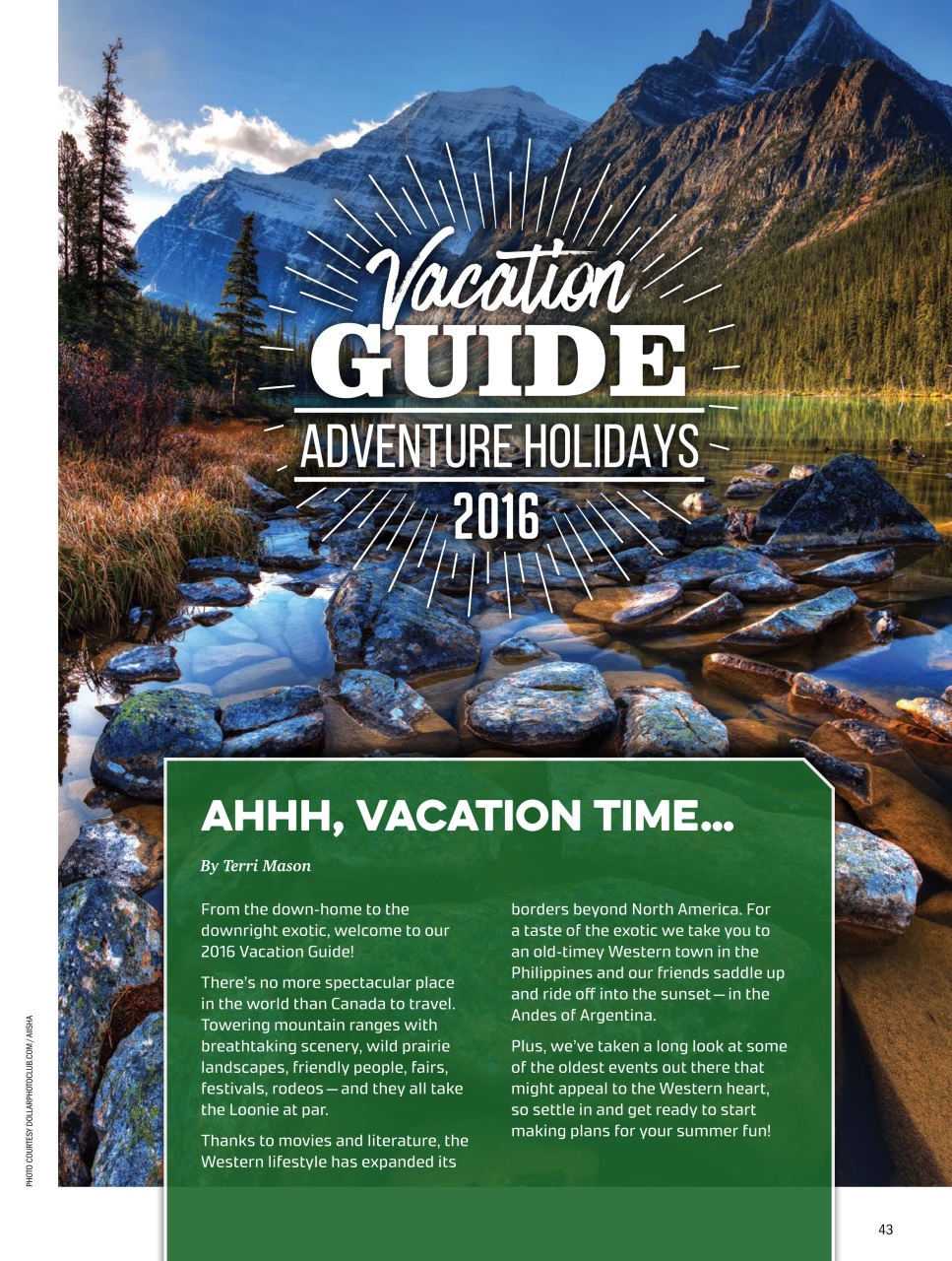 Canadian Cowboy Country Preview Pages