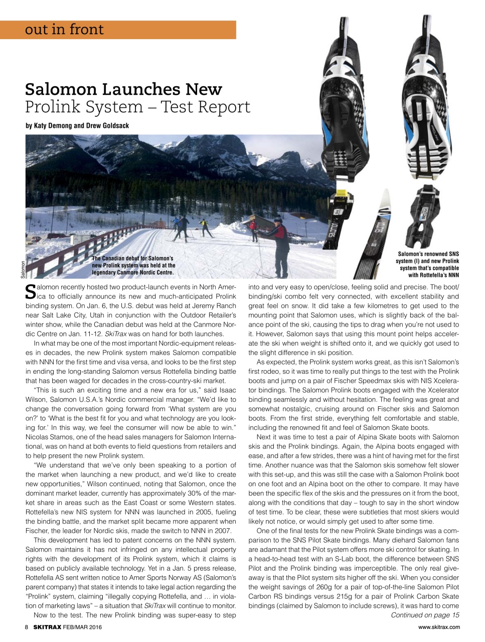 SkiTrax Preview Pages