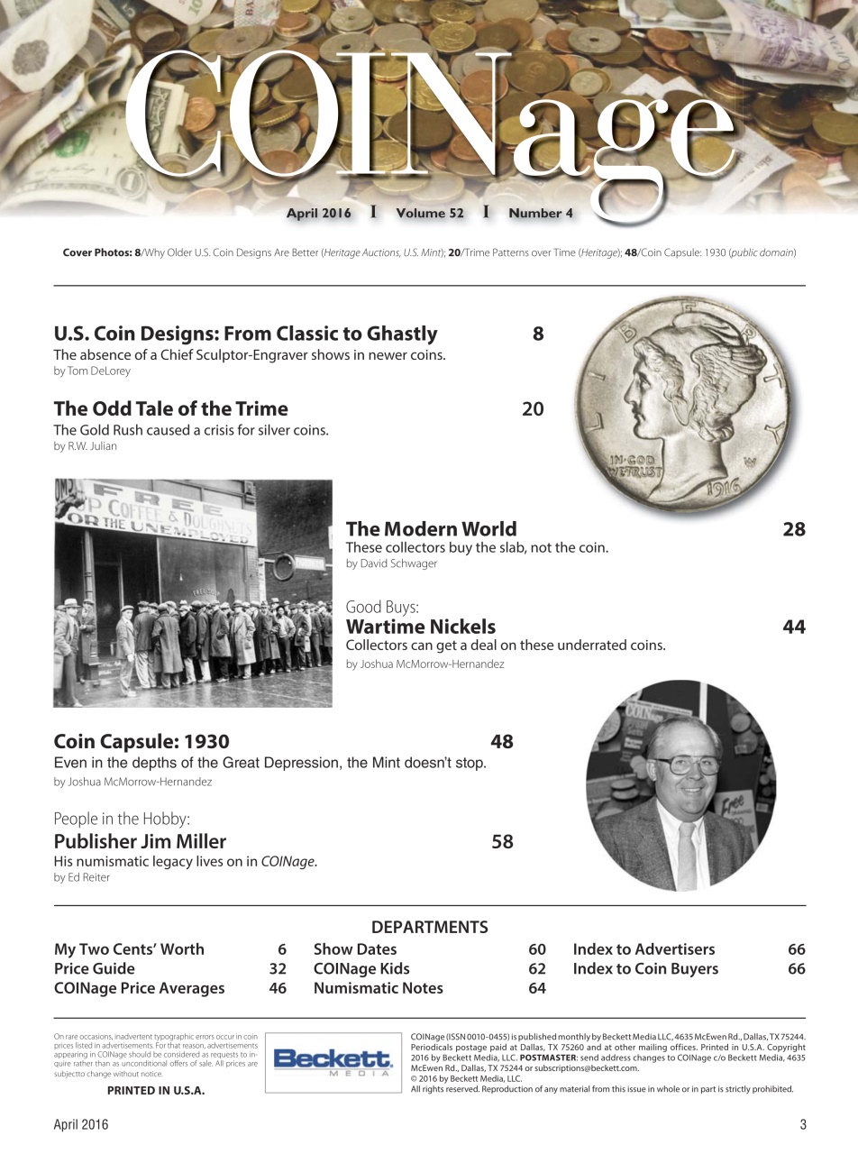 COINage Magazine Preview Pages
