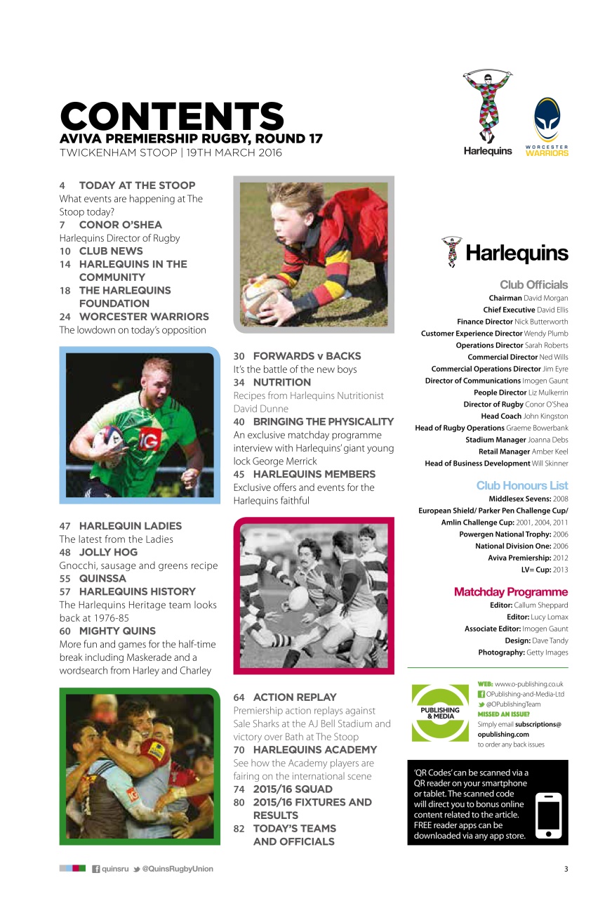 Harlequins Preview Pages