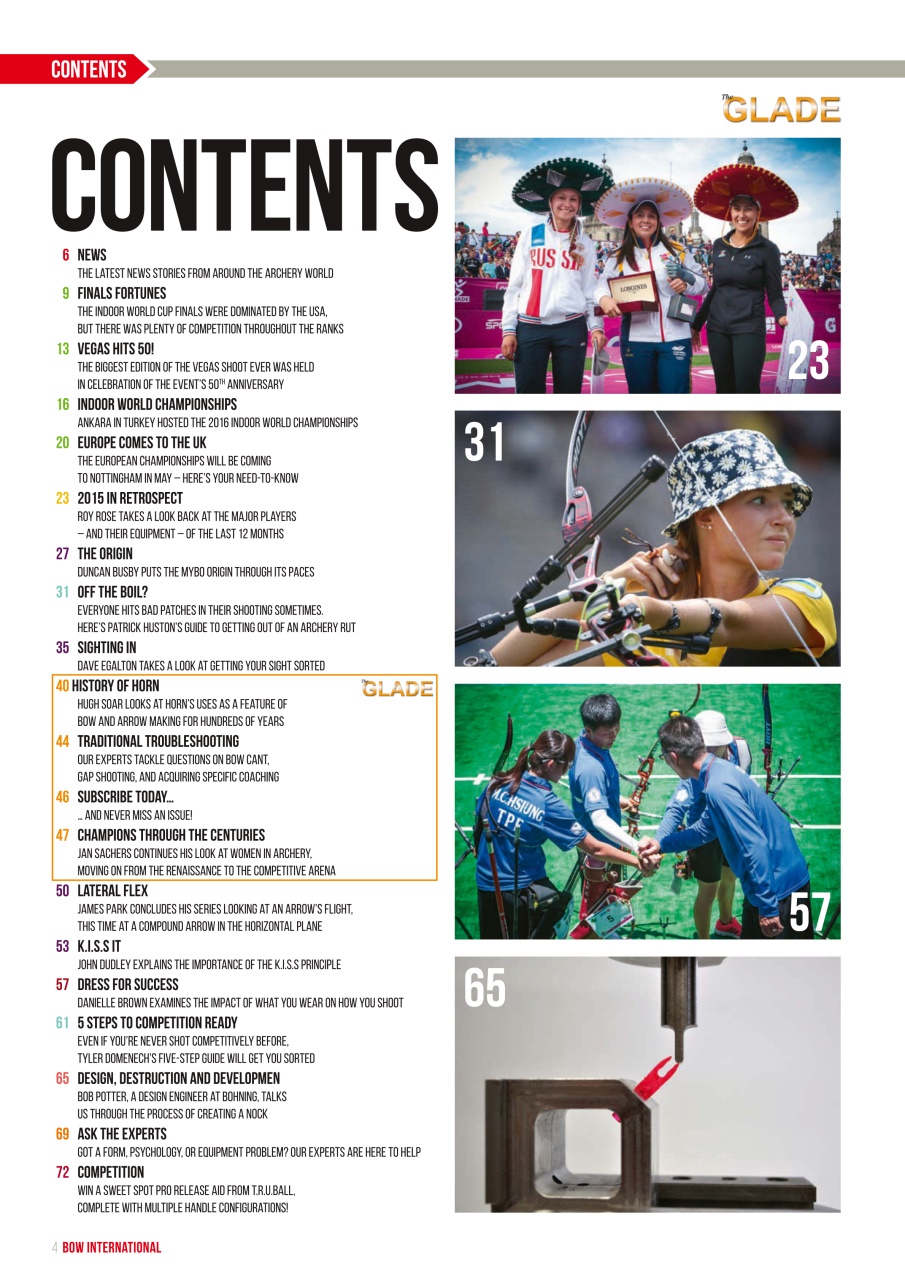 Bow International Preview Pages