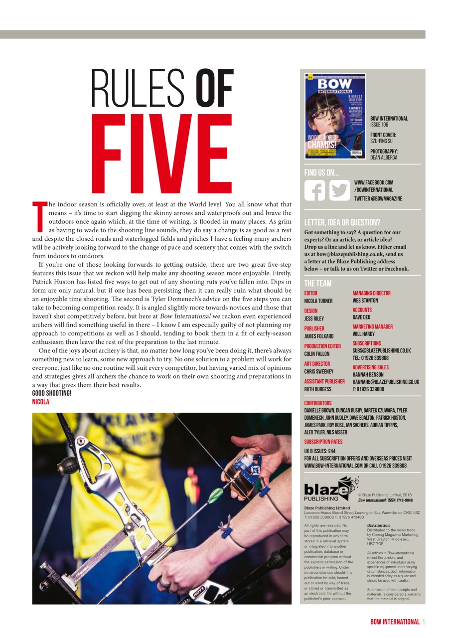 Bow International Preview Pages