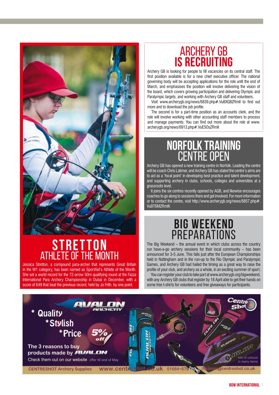 Bow International Preview Pages