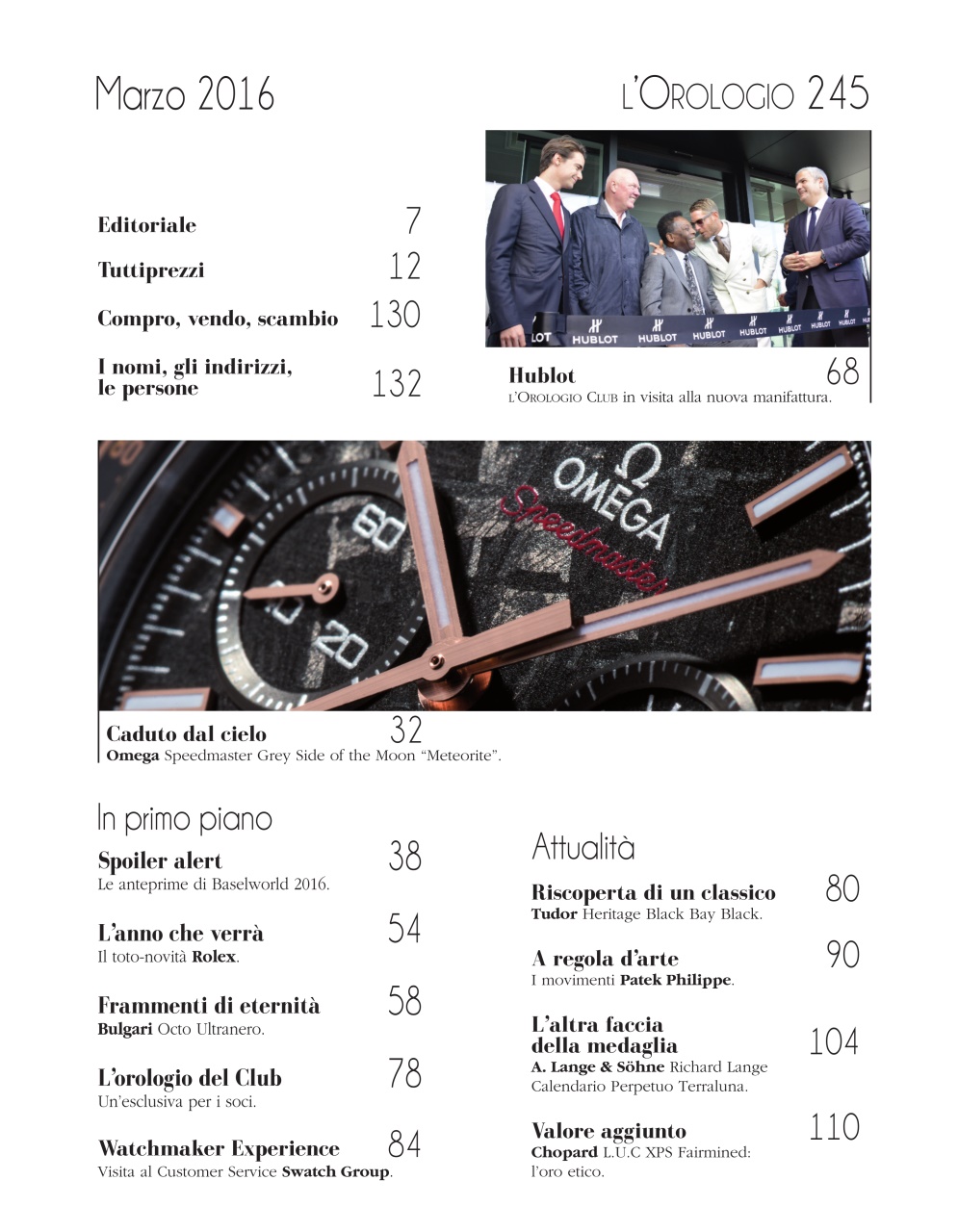 L'Orologio Preview Pages