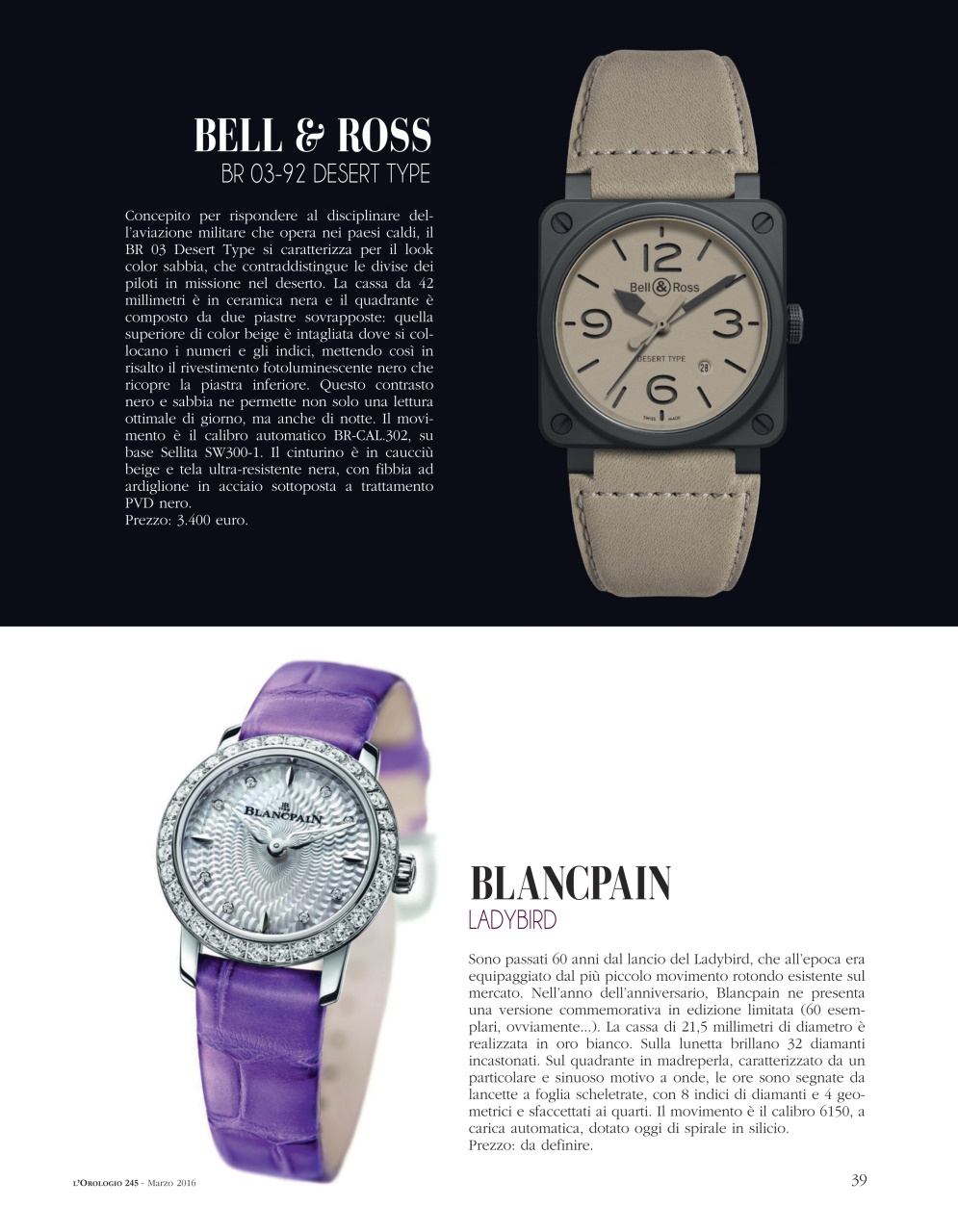 L'Orologio Preview Pages