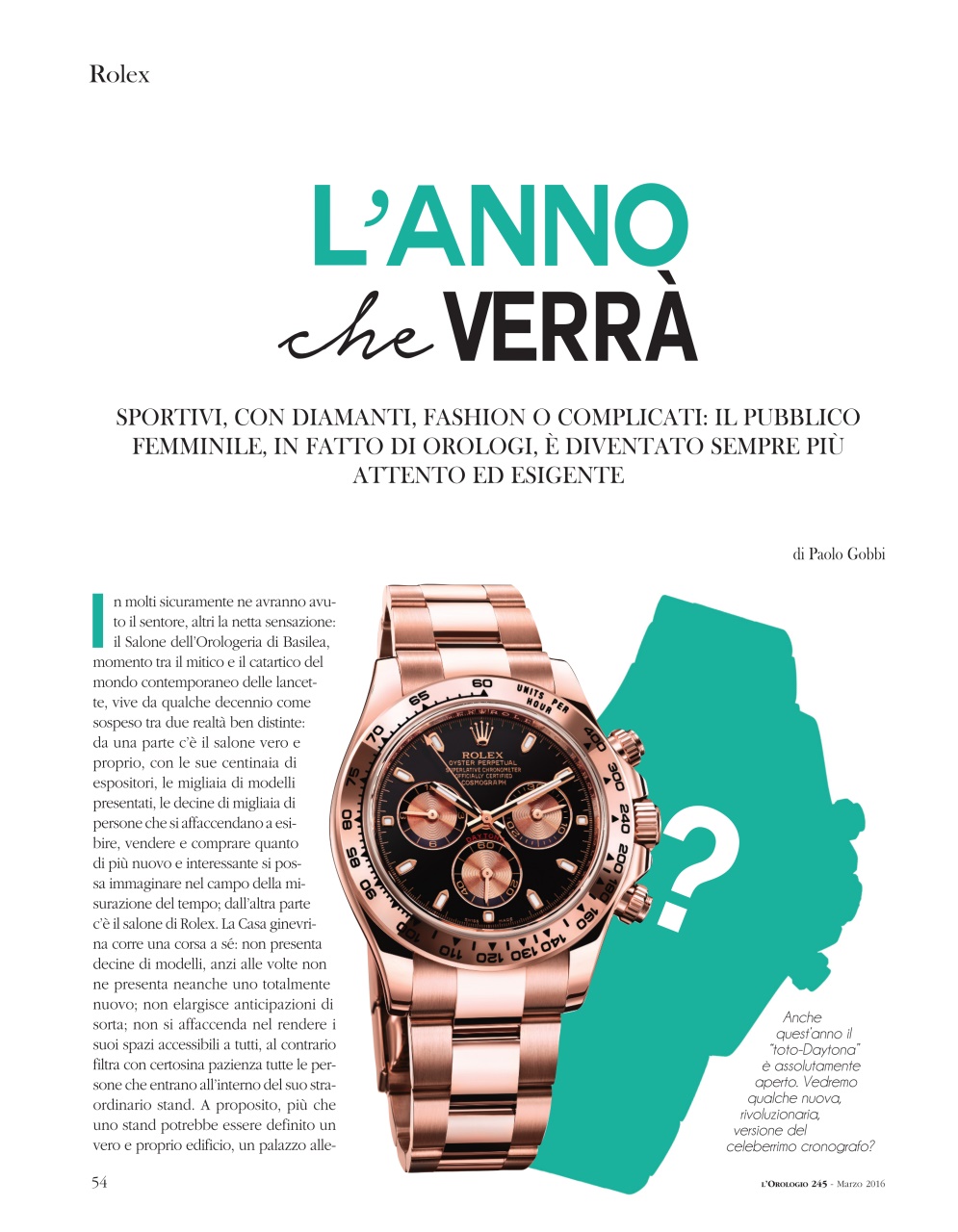 L'Orologio Preview Pages