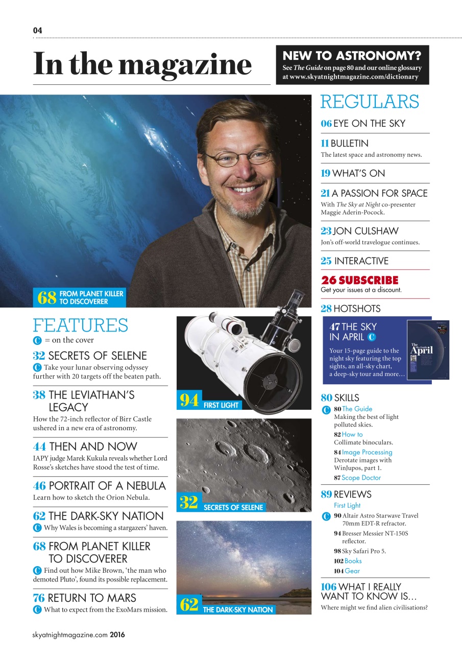 BBC Sky at Night Magazine Preview Pages