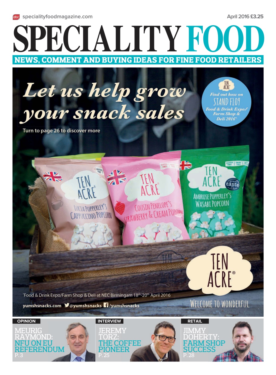 Speciality Food Preview Pages