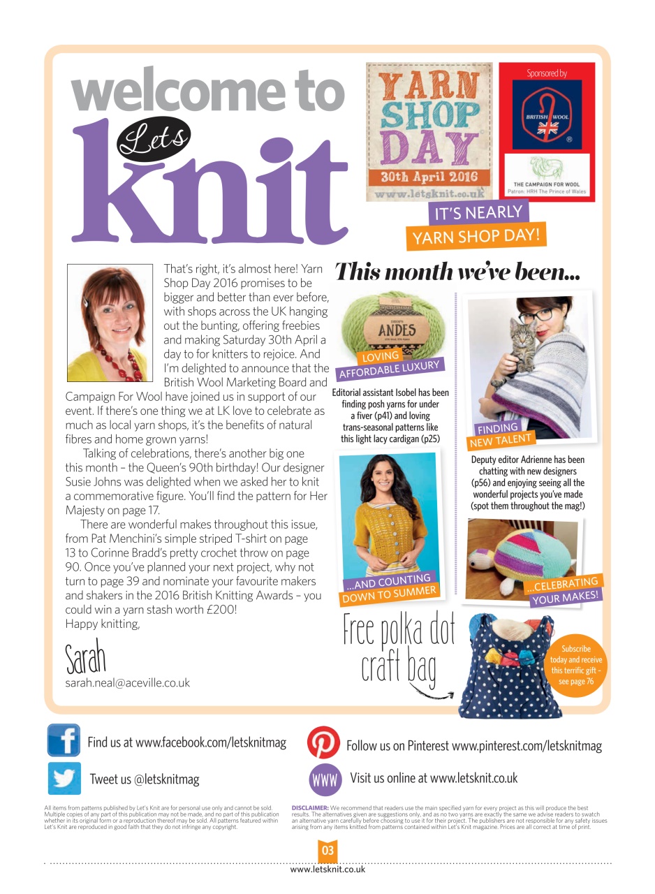 Let's Knit Preview Pages