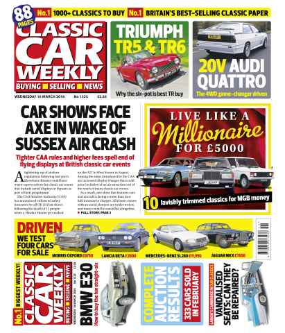 Classic Car Weekly issue 16th March 2016