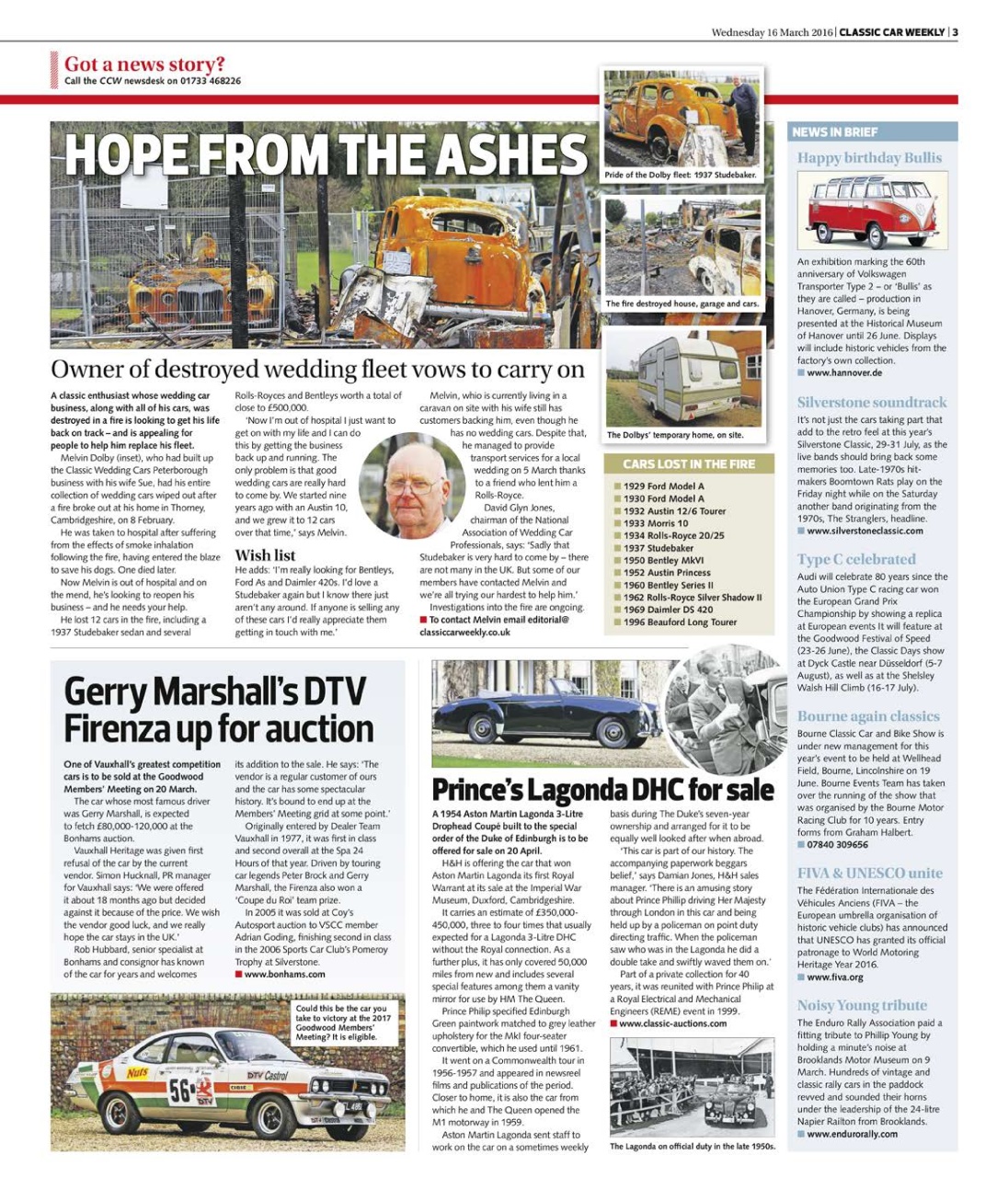 Classic Car Weekly Preview Pages
