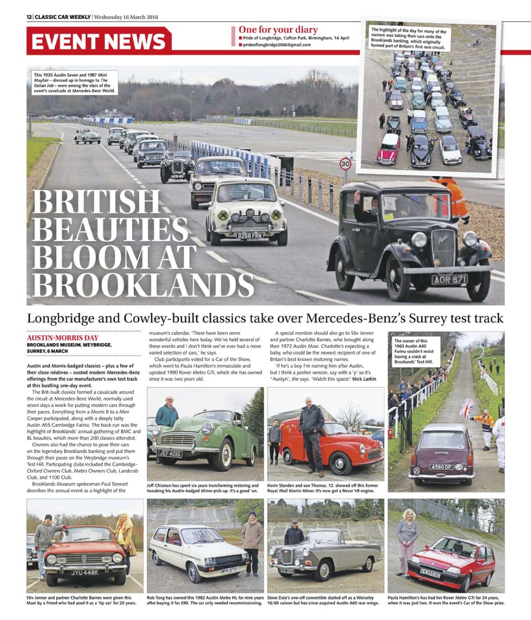 Classic Car Weekly Preview Pages