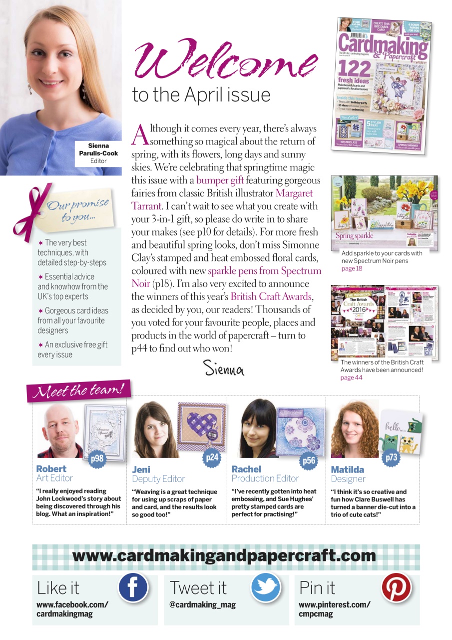 Cardmaking & Papercraft Preview Pages