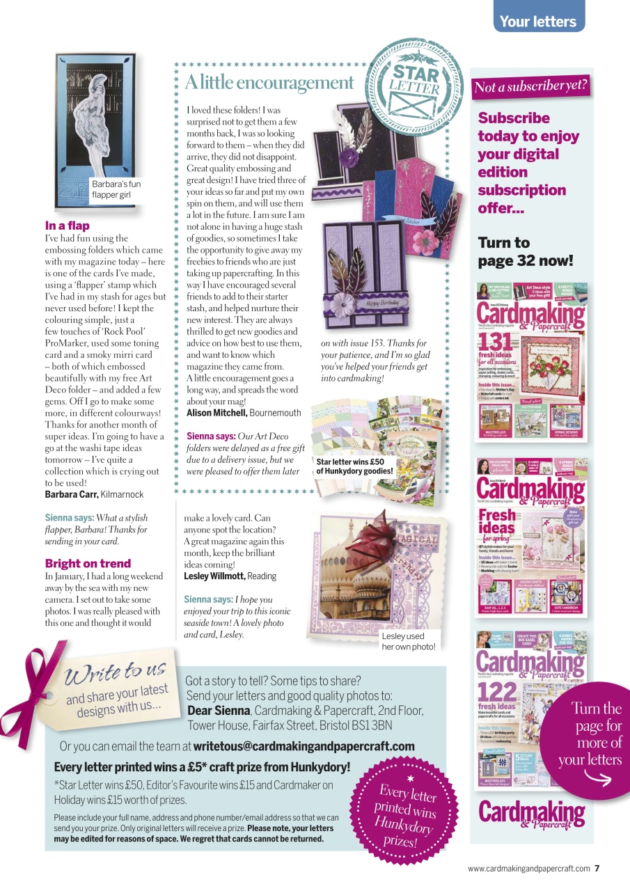 Cardmaking & Papercraft Preview Pages