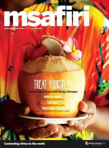 MSAFIRI – Kenya Airways Inflight issue April 2016