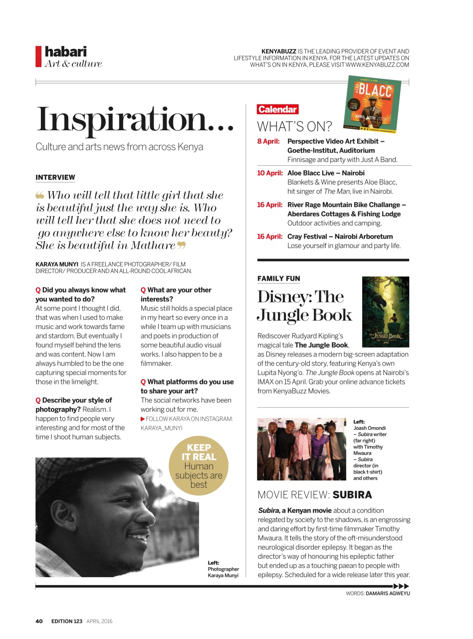 MSAFIRI – Kenya Airways Inflight Preview Pages