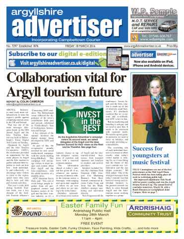 Argyllshire Advertiser issue 18th March 2016