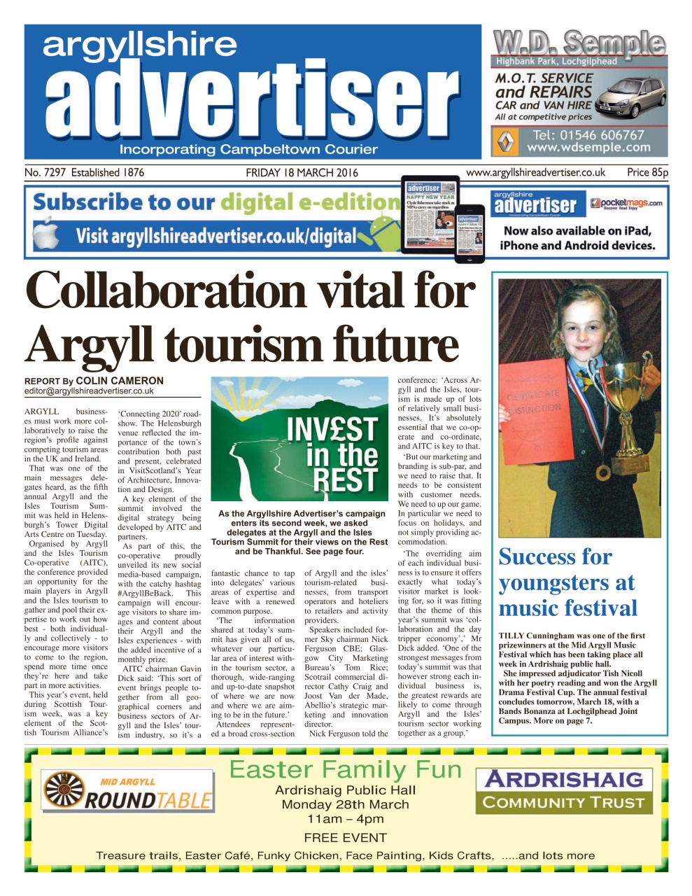 Argyllshire Advertiser Preview Pages