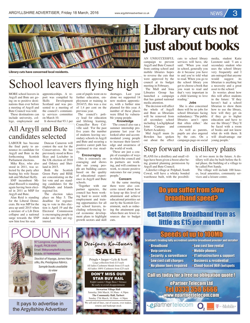 Argyllshire Advertiser Preview Pages