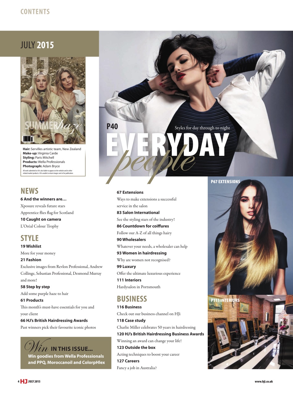 Hairdressers Journal Preview Pages