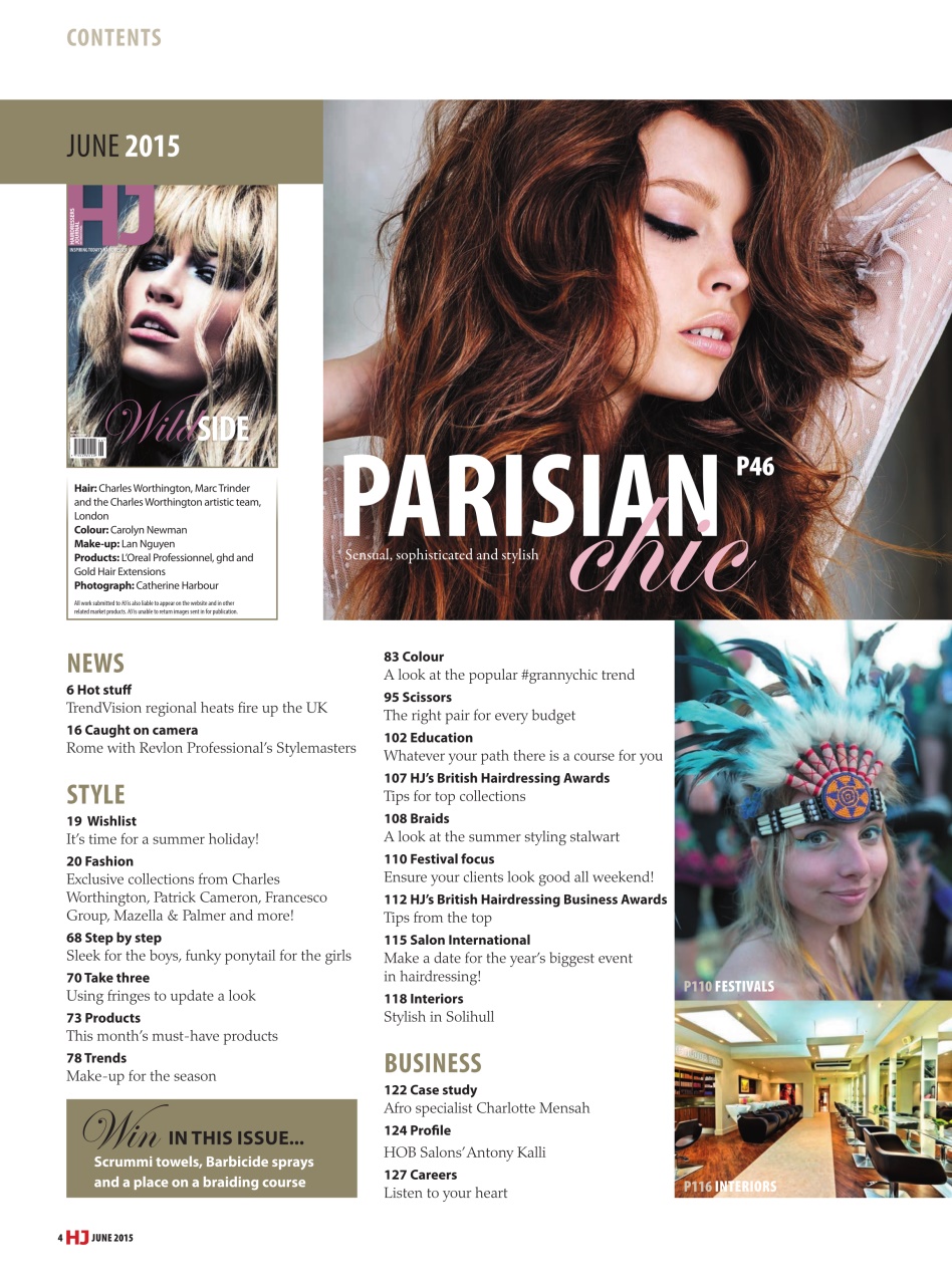 Hairdressers Journal Preview Pages