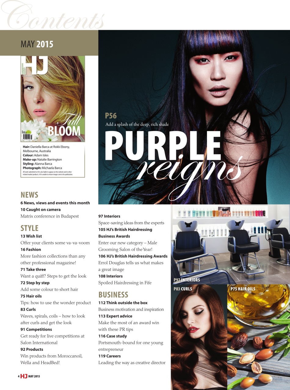 Hairdressers Journal Preview Pages