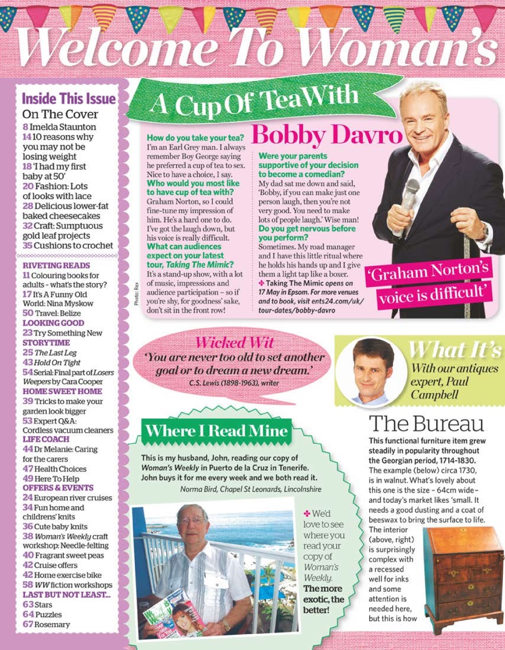 Woman's Weekly Preview Pages