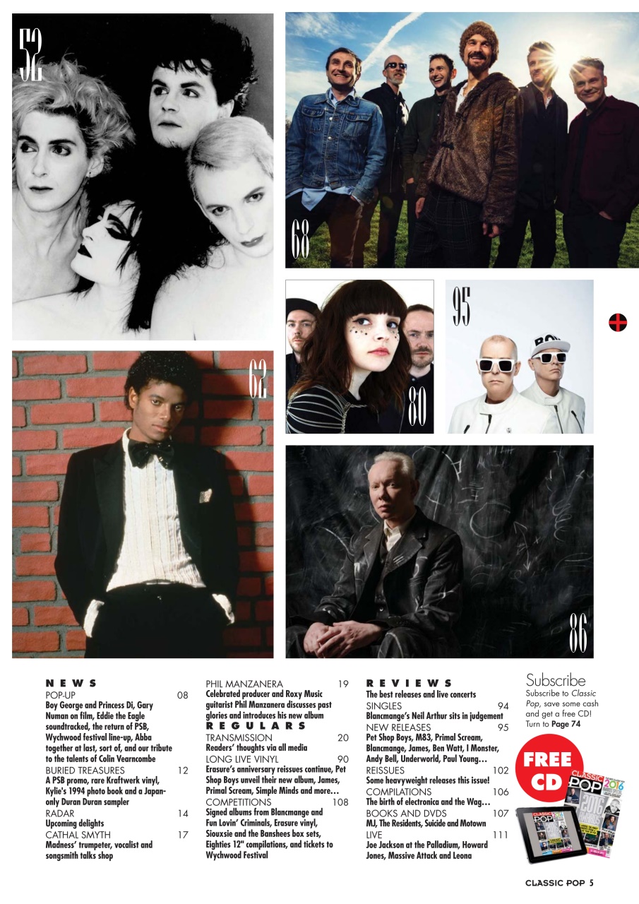 Classic Pop Preview Pages