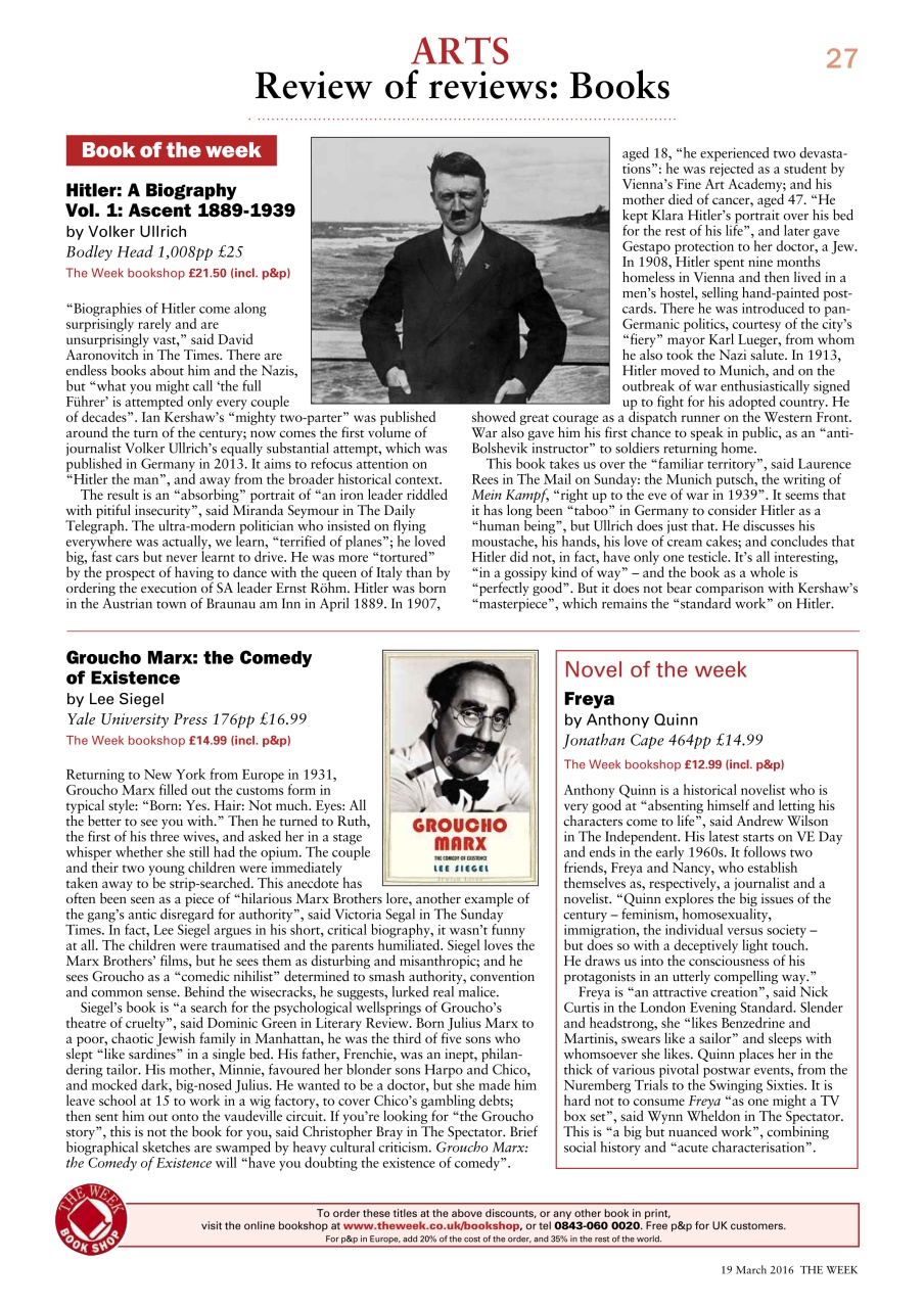 The Week Preview Pages