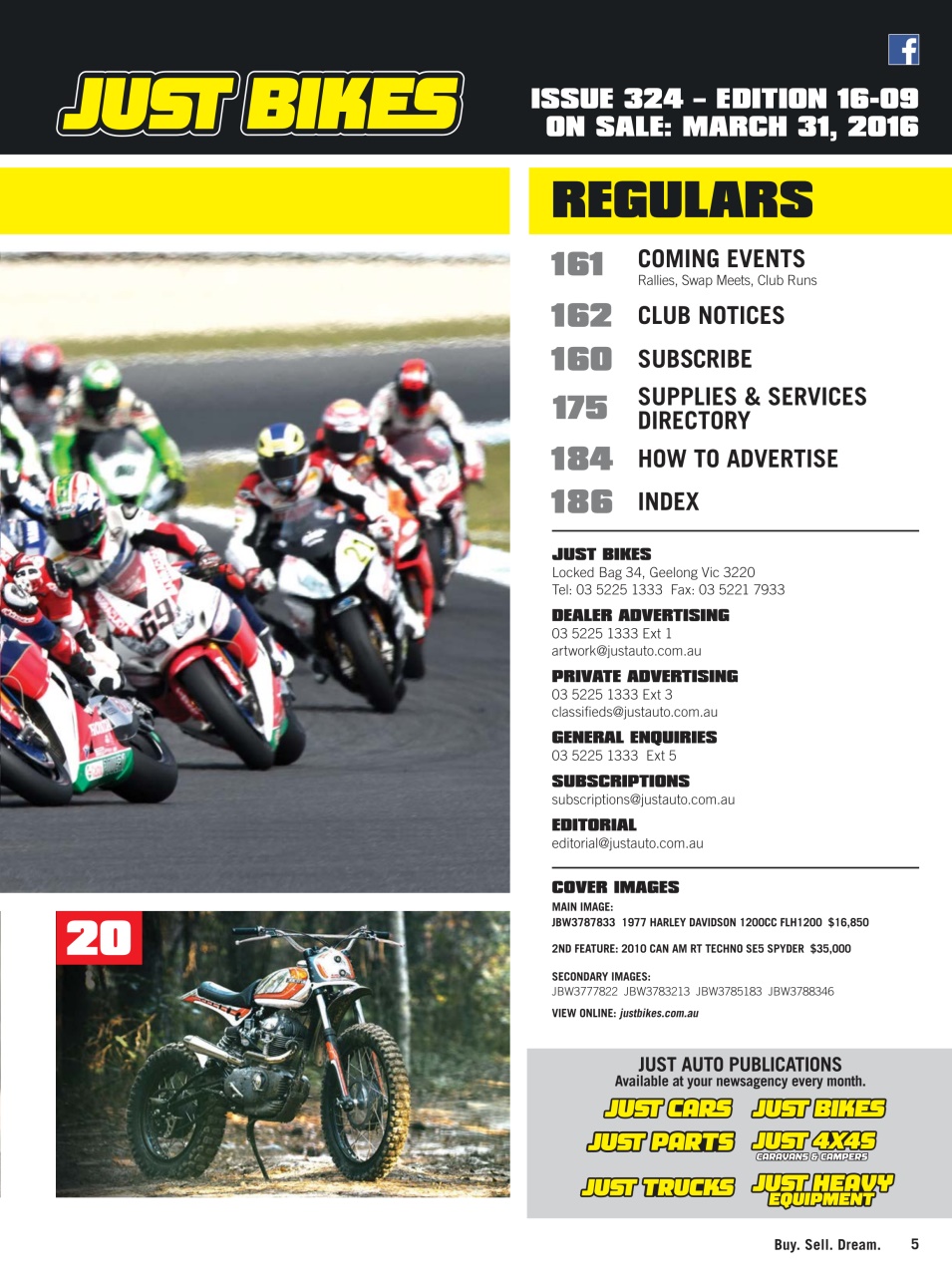 JUST BIKES Preview Pages