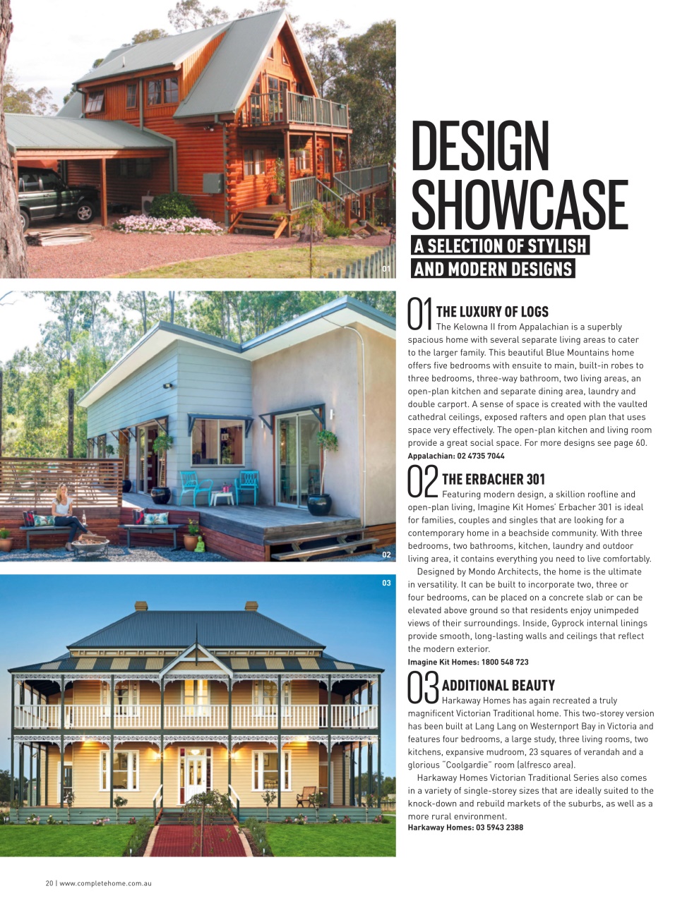 Kit Homes Yearbook Preview Pages
