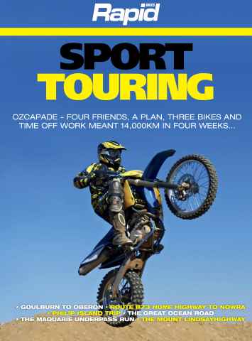 Rapid Specials: Sports Touring issue Rapid Specials: Sports Touring