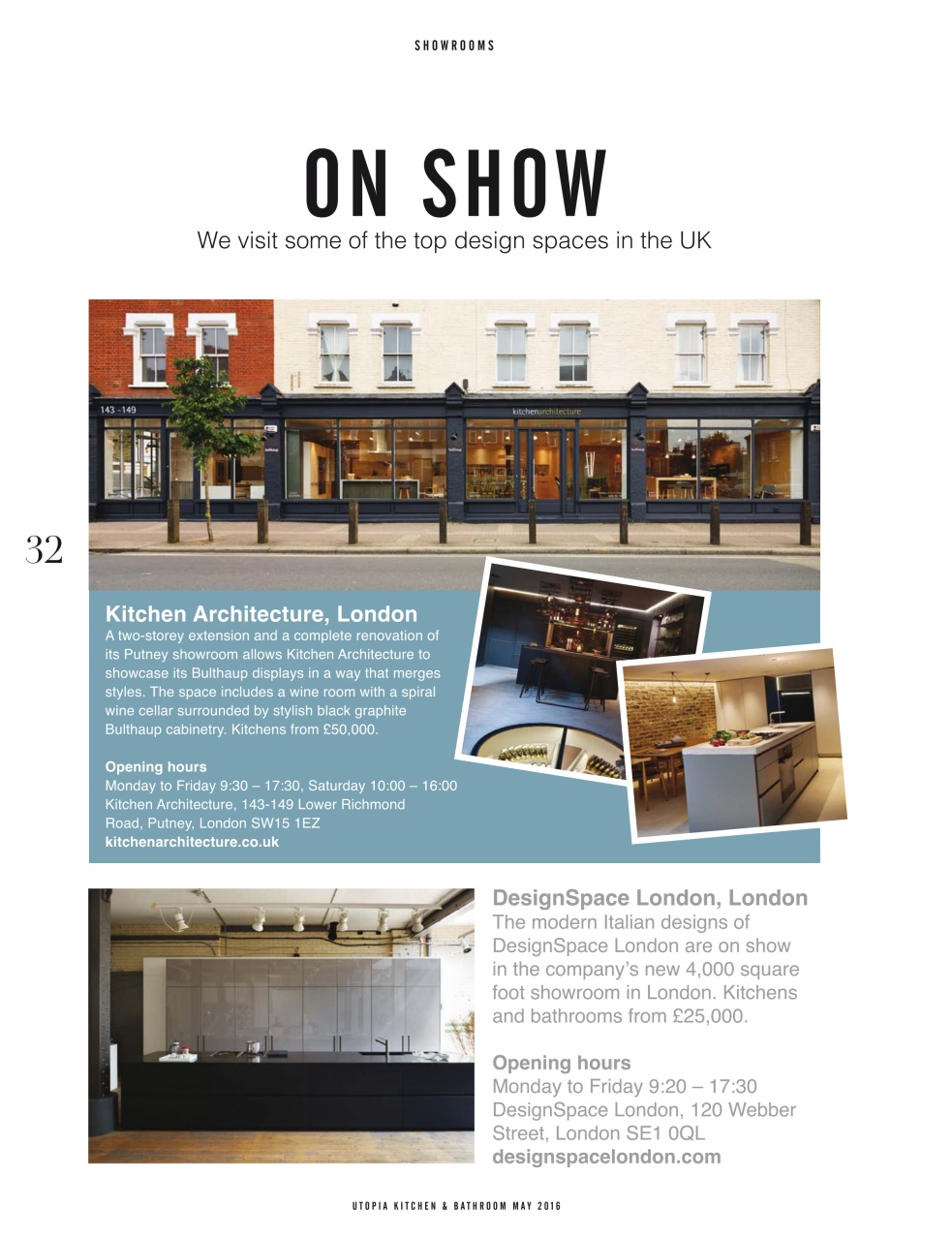 Utopia Kitchen & Bathroom Preview Pages