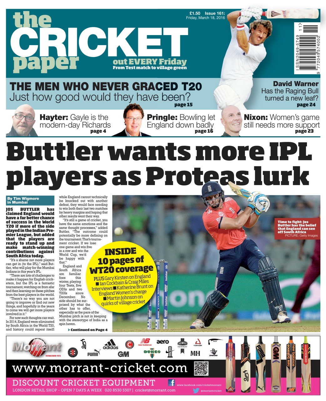 The Cricket Paper Preview Pages