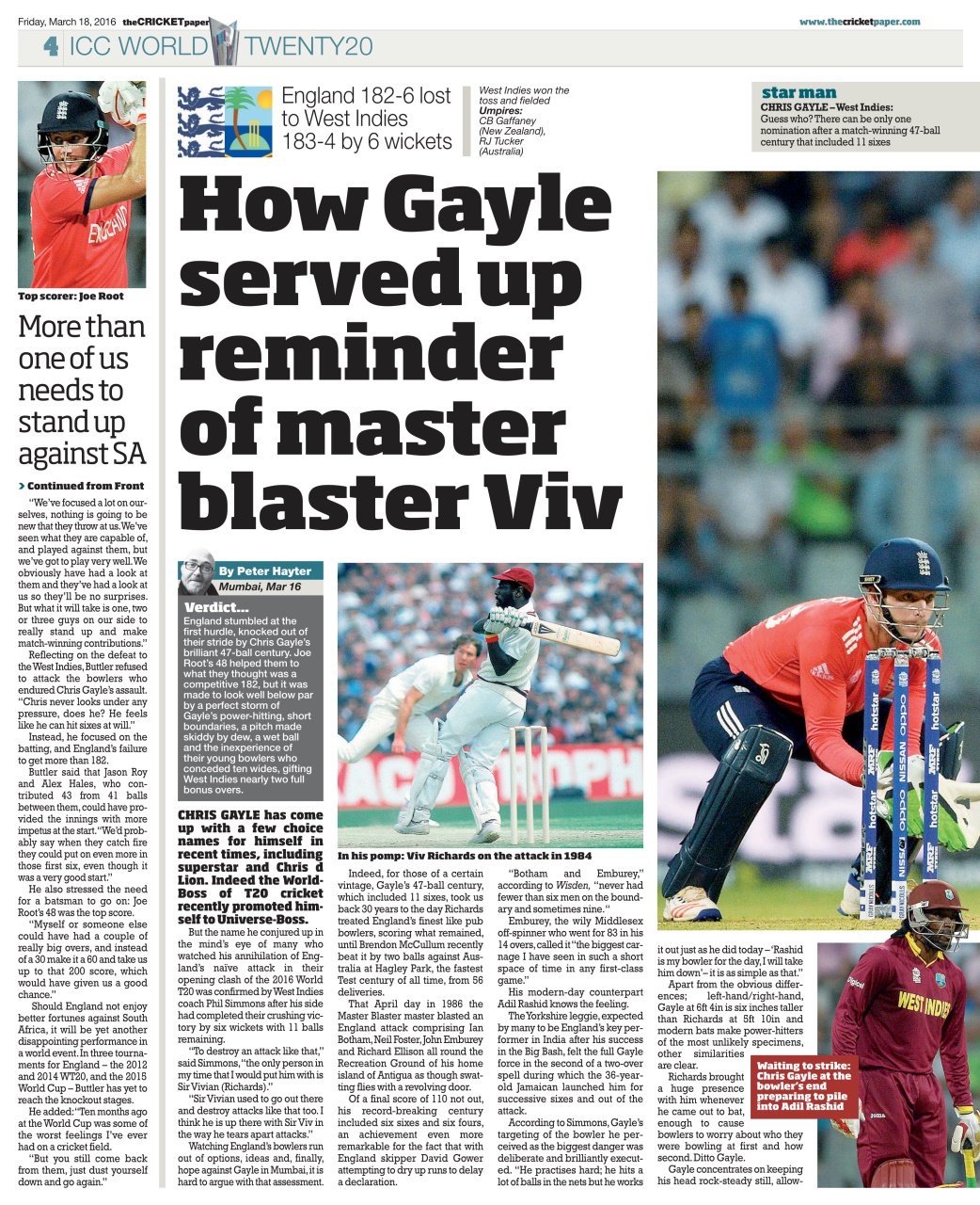 The Cricket Paper Preview Pages