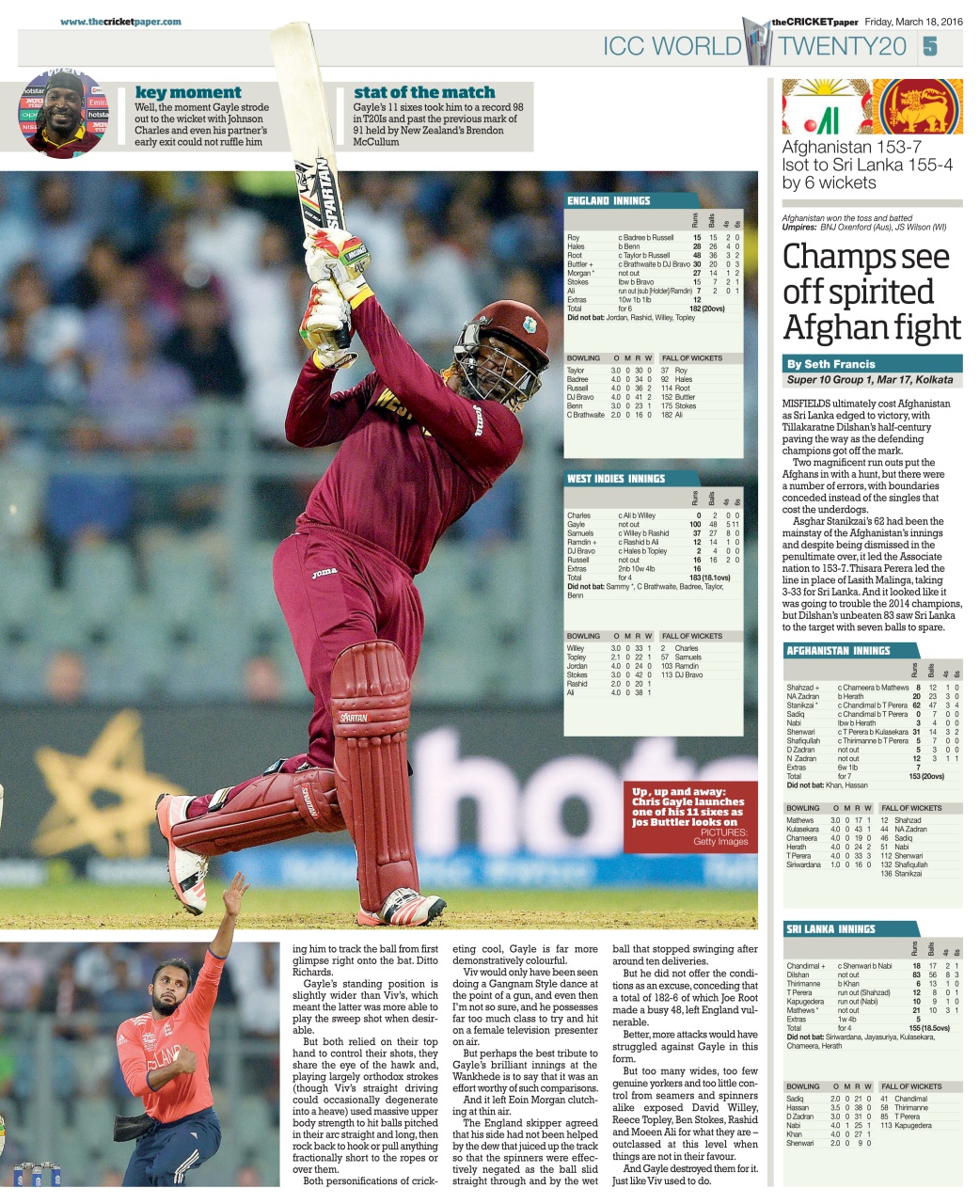 The Cricket Paper Preview Pages