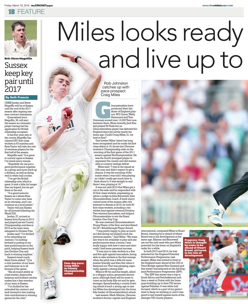 The Cricket Paper Preview Pages