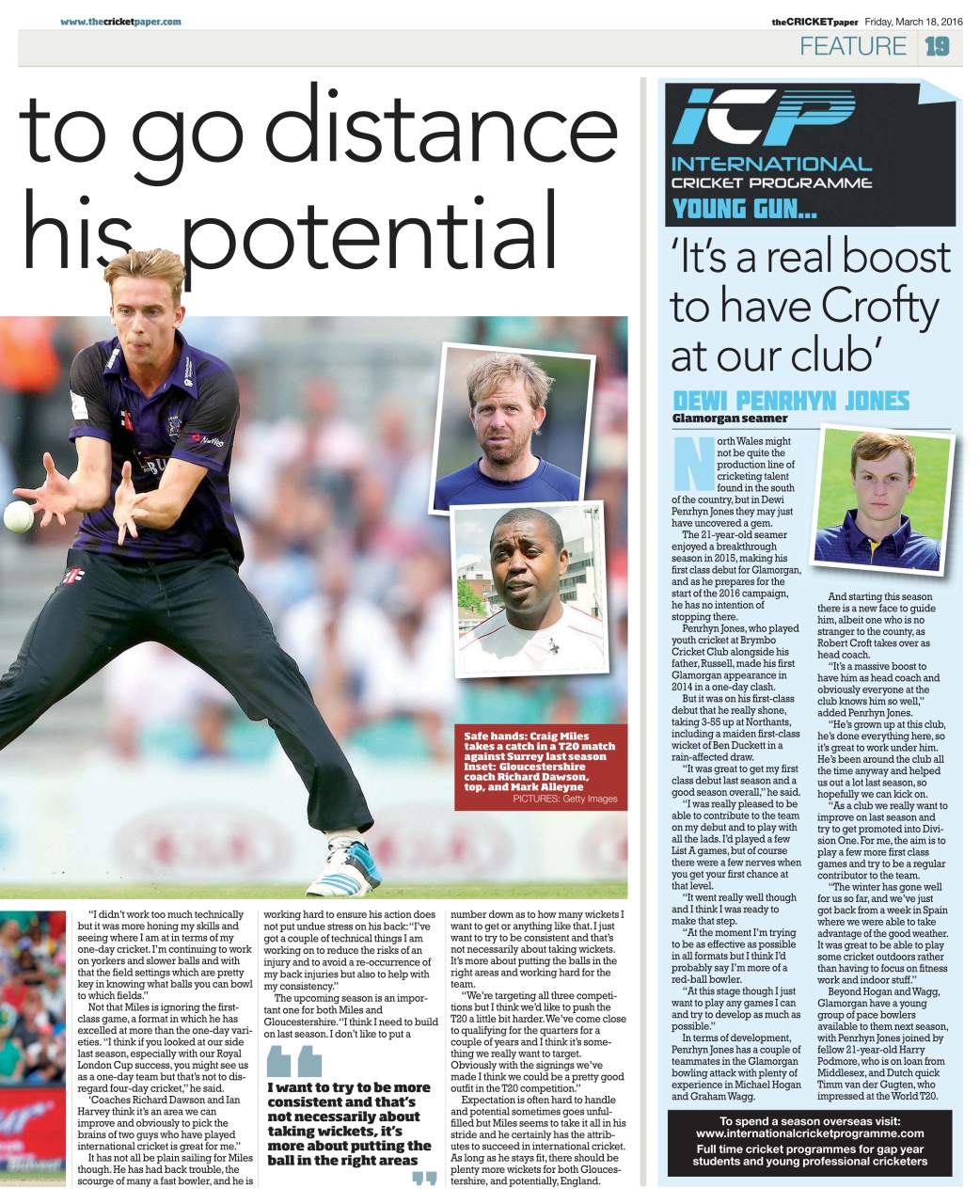 The Cricket Paper Preview Pages