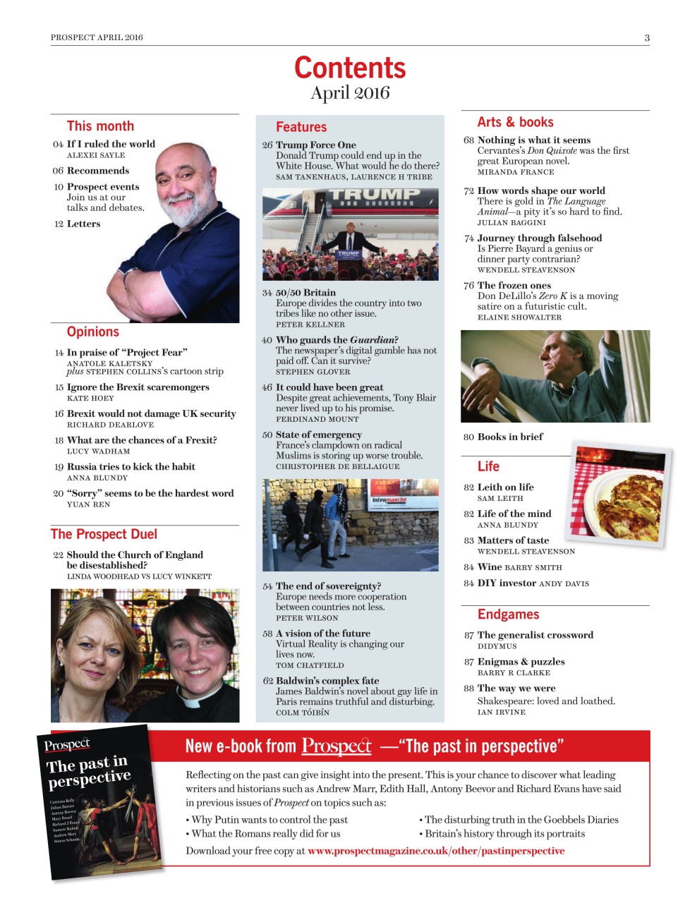 Prospect Magazine Preview Pages