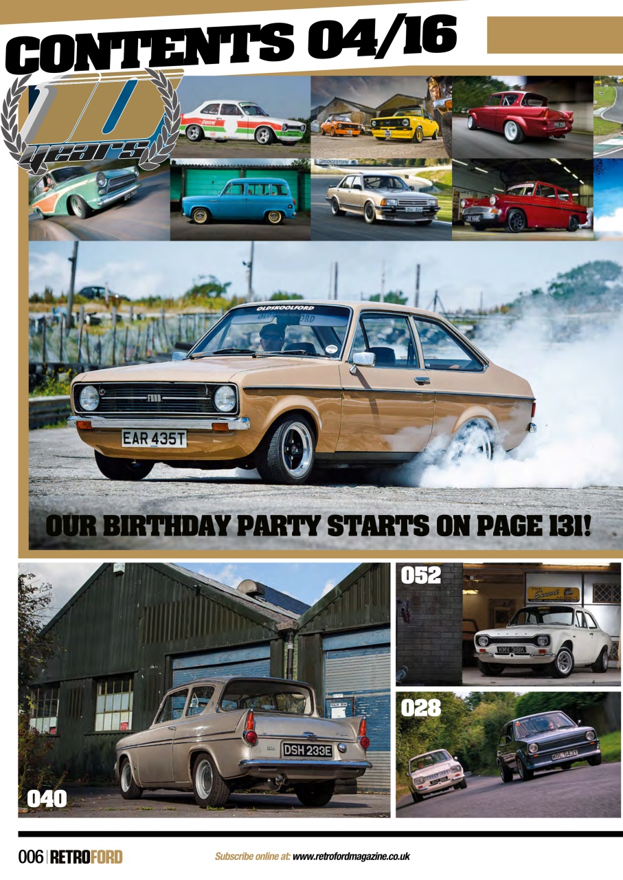 Retro Ford Preview Pages