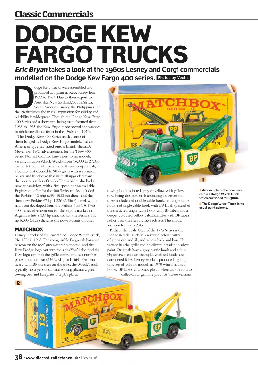 Diecast Collector Preview Pages