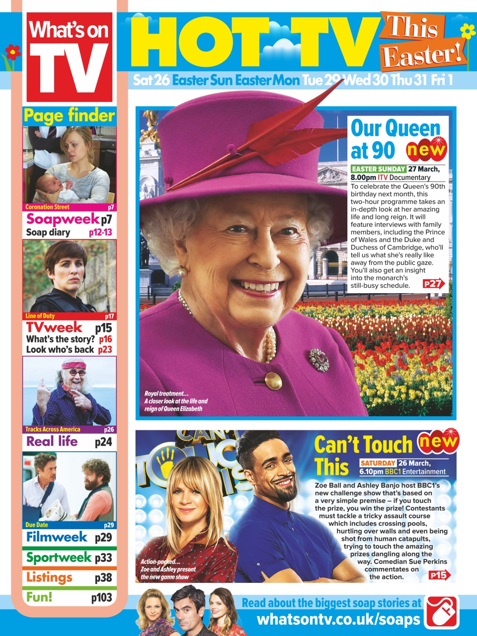 What's on TV Preview Pages