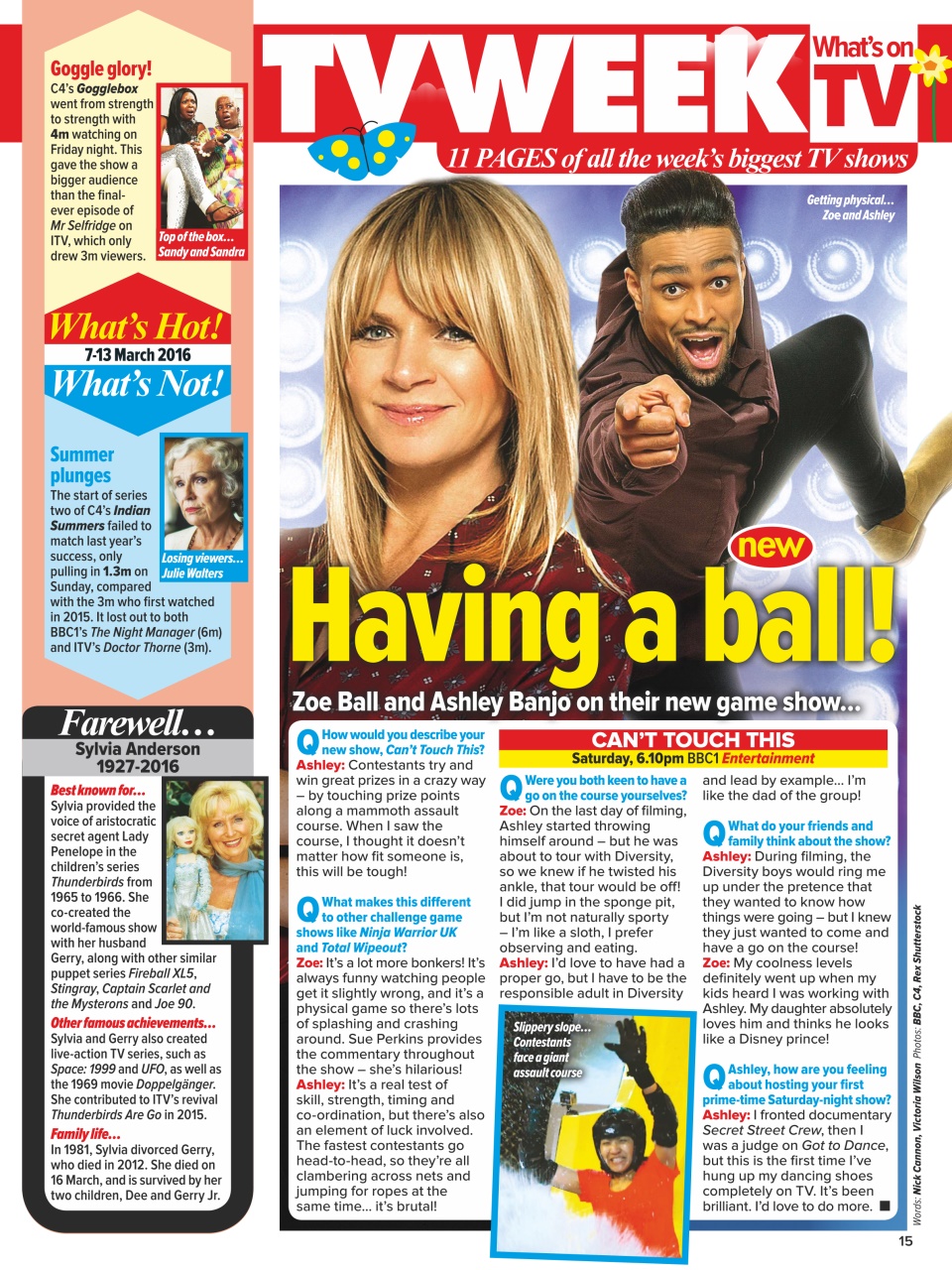 What's on TV Preview Pages