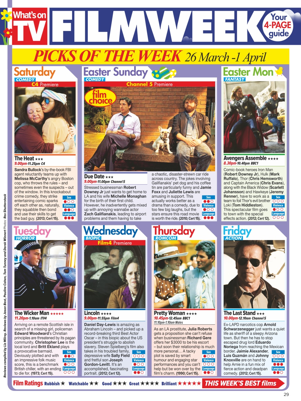 What's on TV Preview Pages