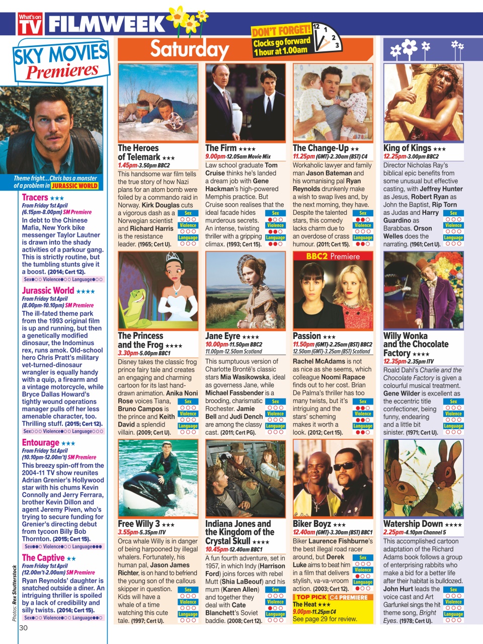 What's on TV Preview Pages