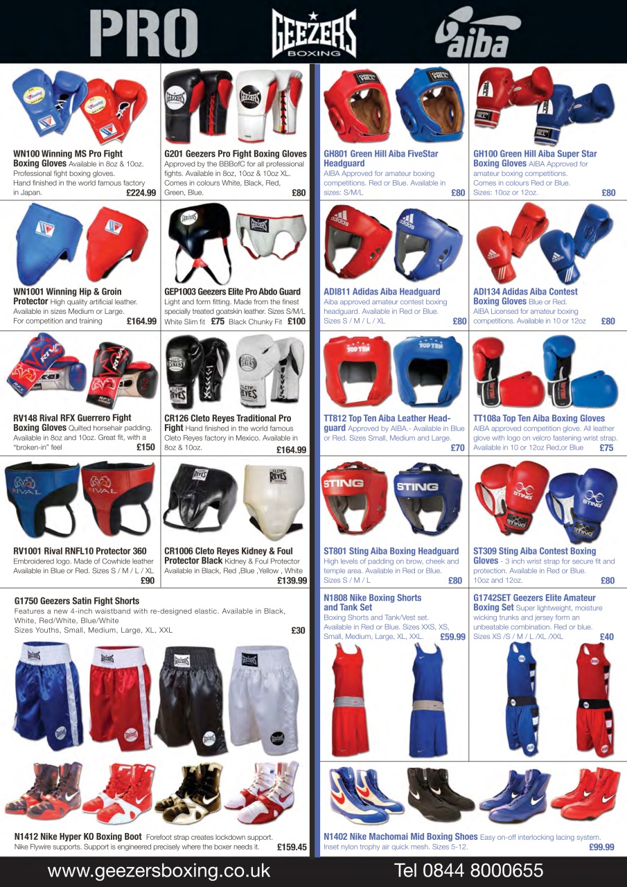 Boxing Monthly Preview Pages