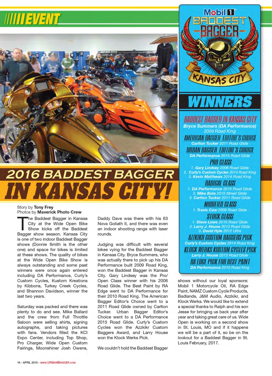 Urban Bagger Preview Pages